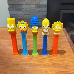 PEZ The Simpsons Family Character Dispenser Set - Multicolor